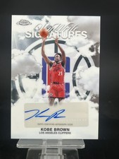 2025-26 Topps Chrome Sky-Write Signatures Kobe Brown #Sws-Kb Clippers