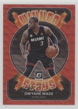 2021 Panini Donruss Optic Winner Stays Red Wave Prizm Dwyane Wade #10 HOF 1dm4