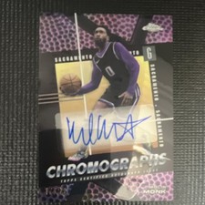 🔥 Topps 2024-25 Chrome Chromographs Malik Monk Pink Auto /55 Kings