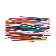 24 AWG Solid Core Wire Kit 130PCS PVC Coated Pre Tinned Copper Electrical Cable