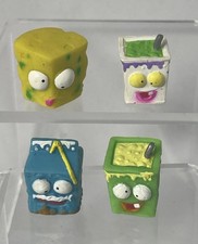 Grossery Gang Moose Sour Dairy Series 1 Lot Of 4 Sour Milk Stinky Cheese Yogurt