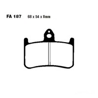 Bremsbelag BremsbeläGe EBC FA187 Vorne FüR Honda NT 400 Bros Bj. 1988-1992
