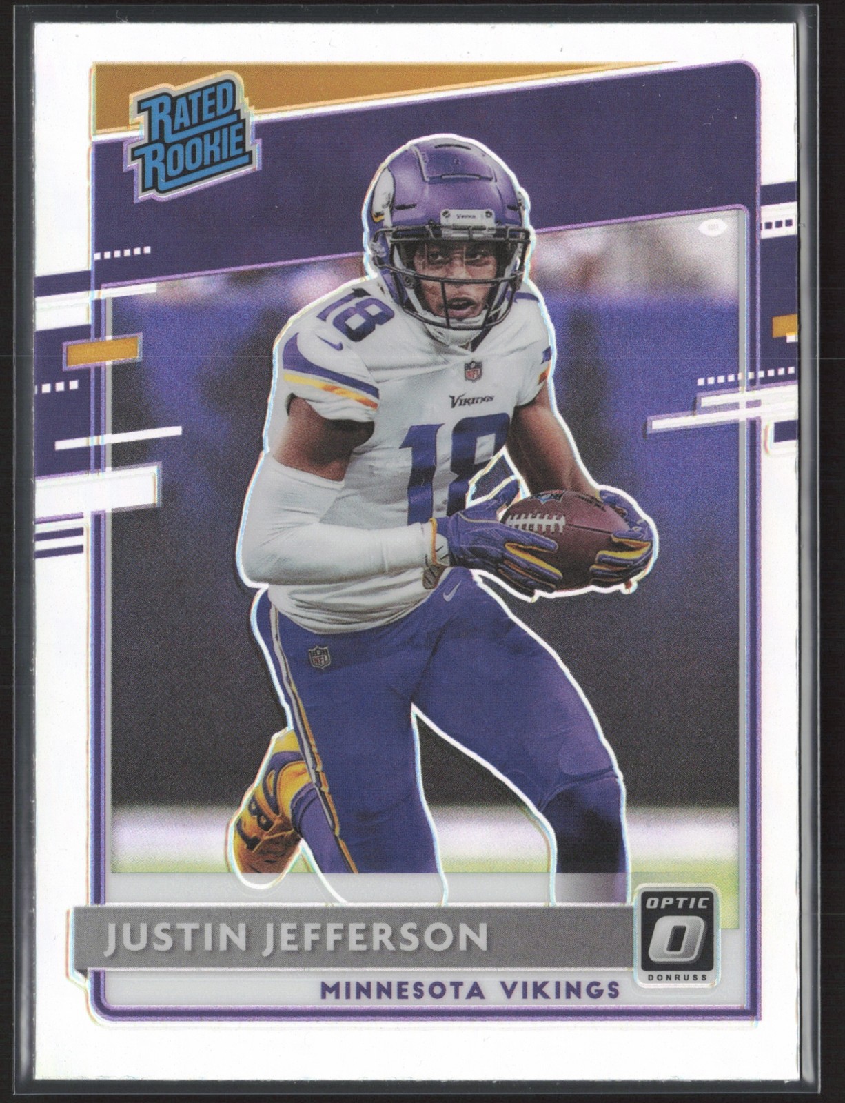 Justin Jefferson Panini Donruss Optic #163 Holo