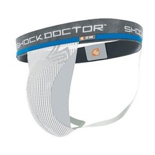 Shock Doctor Core Athletic Supporter with Cup Pocket White Adult LARGE NEW