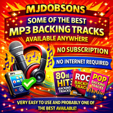 Backing Shadows MP3 CD | Hank Marvin & The Shadows Guitar Backing Tracks