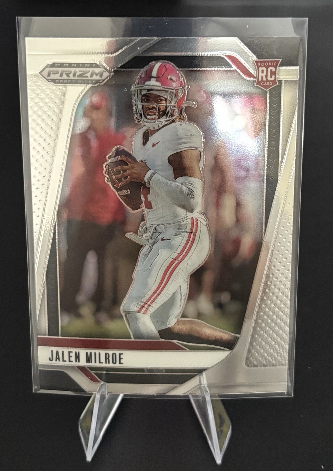 2025 Panini Prizm Draft Picks Jalen Milroe RC Rookie #5 Alabama Crimson Tide