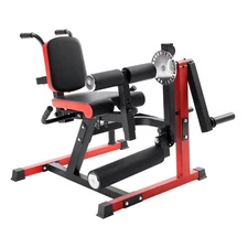 550lb Heavy Duty Leg Extension & Curl Machine, Adjustable Seated Press Bench