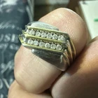 vintage sterling silver diamond rings used