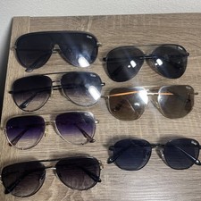 QUAY AUSTRALIA HIGH KEY, VIVIENNE, MORE- LOT OF 7 Multi Color Sunglasses