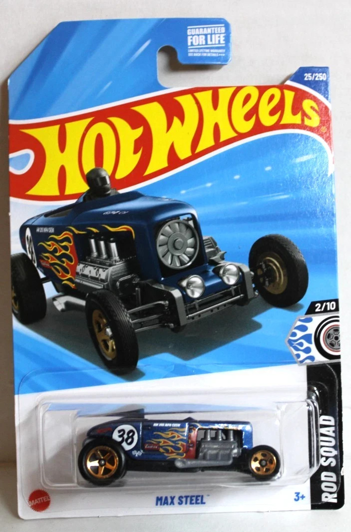 Hot Wheels 2025 Rod Squad 2/10 Max Steel 25/250 Blue