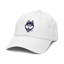 Connecticut Huskies Icon White Officially Licensed Adjustable Baseball Hat
