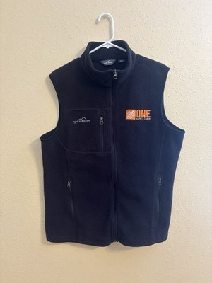 Home Depot Supply Chain Fleece Vest Black Size L  