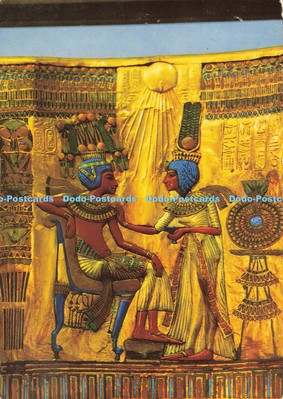 D198046 König Tut Ankh Amun und seine Königin F H Gabra