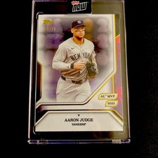 AARON JUDGE 2025 TOPPS NOW MLB MVP COLLECTION PURPLE YANKEES #46 /75 Q2091