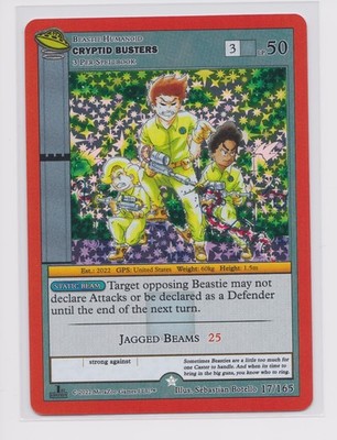 METAZOO CRYPTID NATION SERIES #1 CRYPTID BUSTERS REVERSE HOLO #17/165