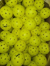 NEW Franklin X-40 Pickleball Outdoor Ball Set of 6 Optic Yellow FREE SHIPPING