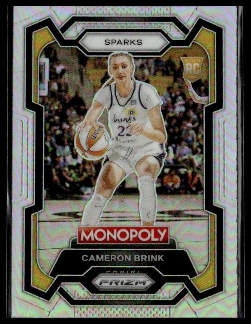 2024 Panini Prizm Monopoly WNBA #39 Cameron Brink Silver Prizms