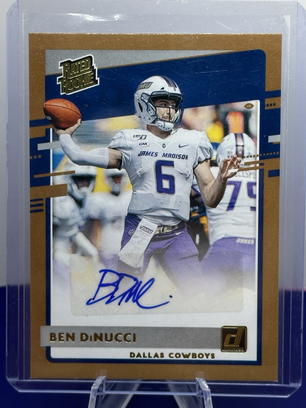 Ben DiNucci Panini Donruss #350 Autograph-Bronze