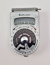 WORKING Sekonic L-6 Analog Light Meter Zero Adjust for Camera with Case
