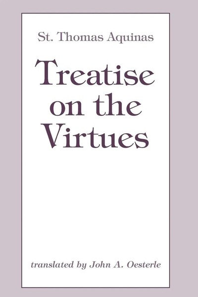 Treatise On The Virtues St. Thomas Aquinas Taschenbuch Englisch 1992-image