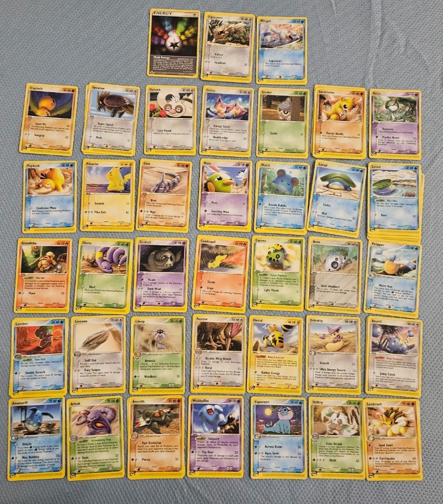 Pokémon EX Sandstorm English 2003 Vintage - Pick Your Card