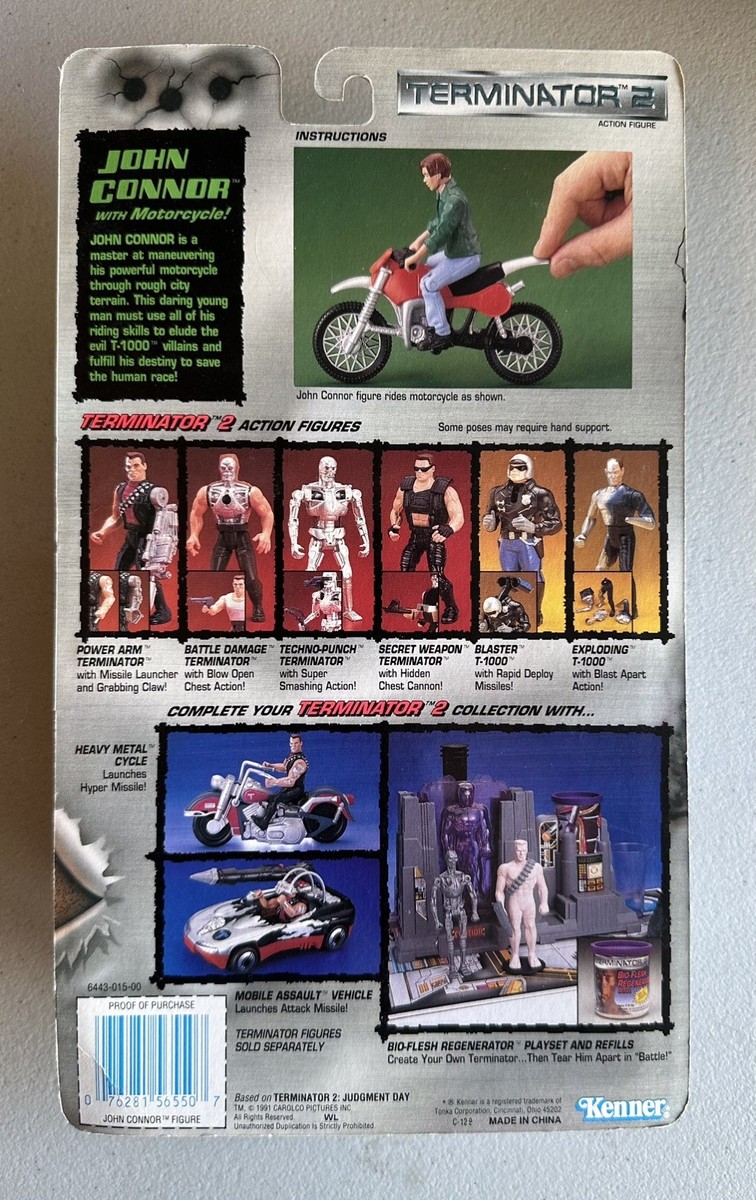 Terminator 2 T2 John Connor Motorcycle Action Figure Kenner for