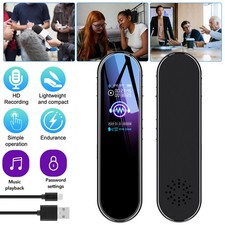 Digital Voice Recorder 24H Audio Dictaphone Recording Device MP3 Player Password