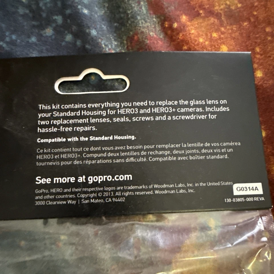 GoPro Standard Housing Lens Replacement Kit for HERO3+ & HERO3 (ASLRK-301) - Image 2 of 2