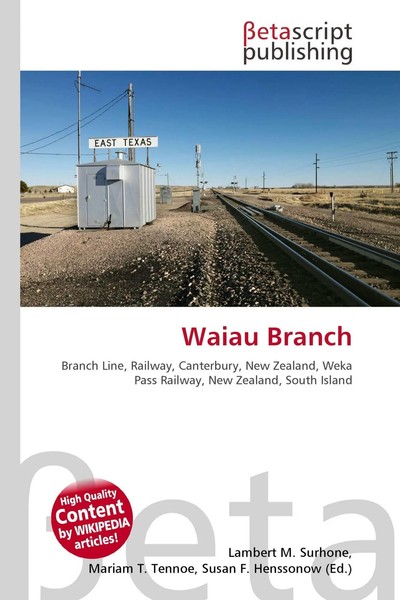 Lambert M. Surhone (U. A.) | Waiau Branch | Taschenbuch | Englisch (2026)-image