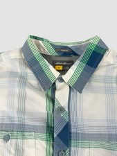 Eddie Bauer Men  s XLT Classic Fit Short Sleeve Button Up Shirt New Without Tags