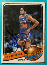 SIGNED OTIS BIRDSONG AUTOGRAPHED 1979-80 TOPPS BASKETBALL CARD - KINGS