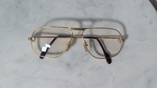 Cartier Brille 1988 Herren Tank Gold 59-14 140 Guter Zustand