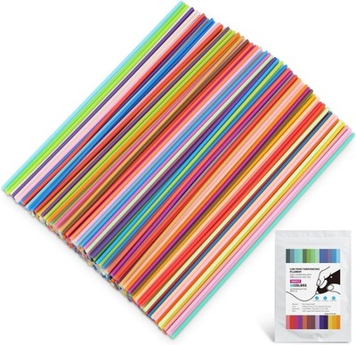 300 Stück 3D Stift Filament Mine für 3doodler Start 3D Stift, 2,5 mm PCL Low Print T...