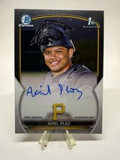 2023 Bowman Chrome #CPA-APL Axiel Plaz Prospect Autographs AU