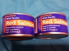 2 Tins of FARMFOODS RED WILD PACIFIC SALMON 2 X 213g426gBB NOV 2028Free PP