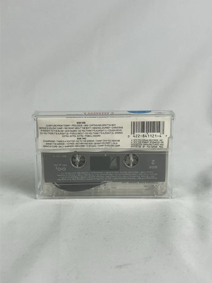 TOMMY Vintage Cassette Tape Original Soundtrack Recording THE WHO Elton John - Image 3 of 4