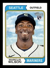 2023 Topps Heritage  #79 Marcus Wilson  Seattle Mariners RC Baseball Card