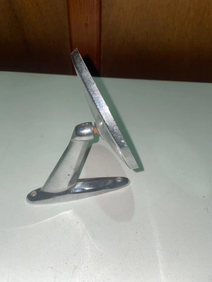 1960-1965 Ford Falcon Exterior Chrome Side Mirror Mount 4.5" - Image 4 of 4
