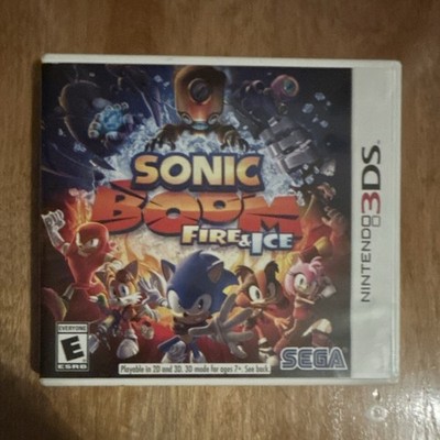 SEGA Sonic Boom: Fire & Ice Nintendo 3DS E Rated Multiplayer Mini-Games 2D 3D