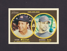 2006 Topps Heritage / Then & Now #TN7 Stan Musial/Derrek Lee [NM/MT]