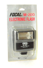Focal M-200 Electronic Flash Unit Manual Hot Shoe in Original Package -NOS