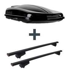 Dachbox Topbox TopBox 480 Duo + Dachträger G3 Clop für Kia Sportage I Typ JA/K00