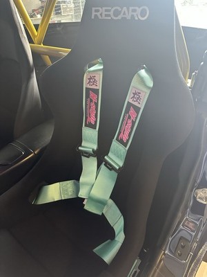 N-Style 4 Point Harness Seat Strap Track Drift JDM