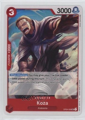 2023 One Piece Card Game: Kingdoms of Intrigue OP04 Koza #OP04-006