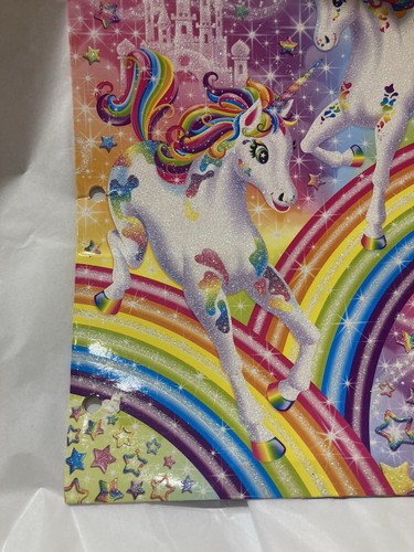 Lisa Frank Folder DASH & DAZZLE glitter, unicorns, rainbows, stars, never used! - Picture 7 of 16