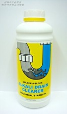 UNLOCK-A-BLOCK ALKALI DRAIN CLEARER INDUSTRIAL STRENGTH 1 LTR