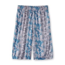 Everlast Tempo Teal Abstract Print Active Sports Athletic Shorts Big Boys Medium