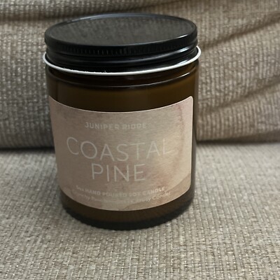 Coastal Pine Candle Scented for Home, Essential Oil Soy Forest California Winter