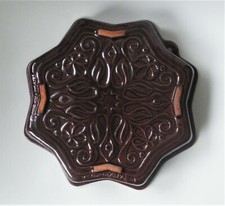 Vintage Bay Keramik Backform Stern Sternform braun glasiert 26 cm Deko Landhaus