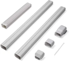 TURBRO Decorative PVC Line Cover Kit for Mini Split and Central Air Conditioners